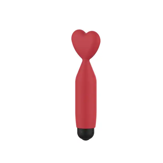 Erospace - Sweet Play Mini Heart Vibrator. Mini wibrator serduszko, urocza przyjemność w podróży