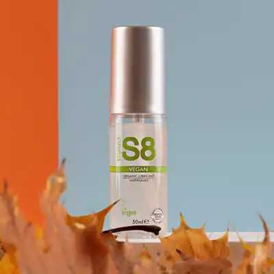 S8 - Vegan Organic Waterbased Lubricant 50ml. Wegański lubrykant na bazie wody, naturalne i bezpieczne rozwiązanie