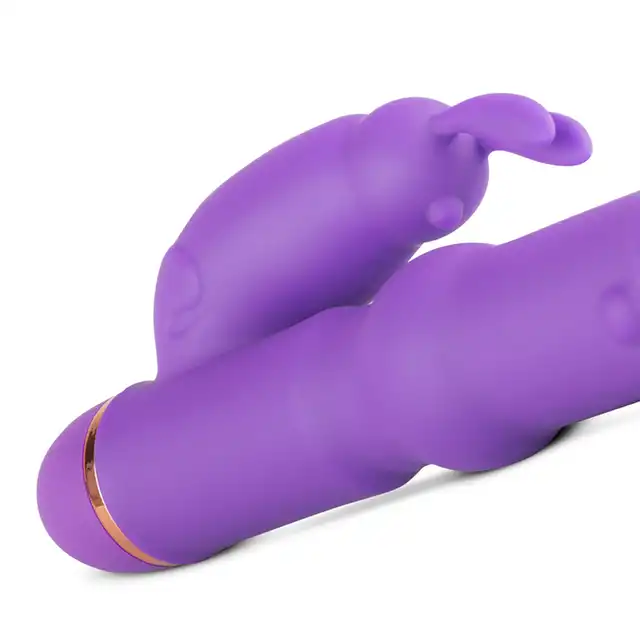 Teazers - Silicone Rabbit Vibrator Purple. Wyjątkowy wibrator króliczek z wieloma wypustkami, klasyka w nowoczesnej formie