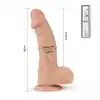 Lovetoy - Real Extreme 9". Duże wibrujące dildo o długości 23 cm, wykonane z jędrnego PVC z wyraźnymi detalami