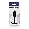ToyJoy -  Smooth Analplug Medium. Plug analny wykonany z wysokiej jakości silikonu