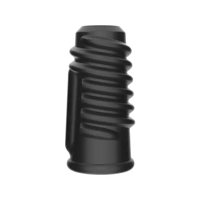LoveToy - Spiral Knights Ring Vibrating Penis Sleeve. Żebrowana wibrująca nakładka na penisa, wzbogać swoje doznania i zwiększ wytrzymałość