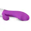 Teazers - Realistic Rabbit Vibrator Purple. Podwójny wibrator z stymulującymi żłobieniami, idealna stymulacja