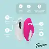 Teazers - Mini Vibrator With Remote Control. Dyskretny wibrator łechtaczkowy z pilotem, idealny towarzysz dla miłośników zabawy incognito