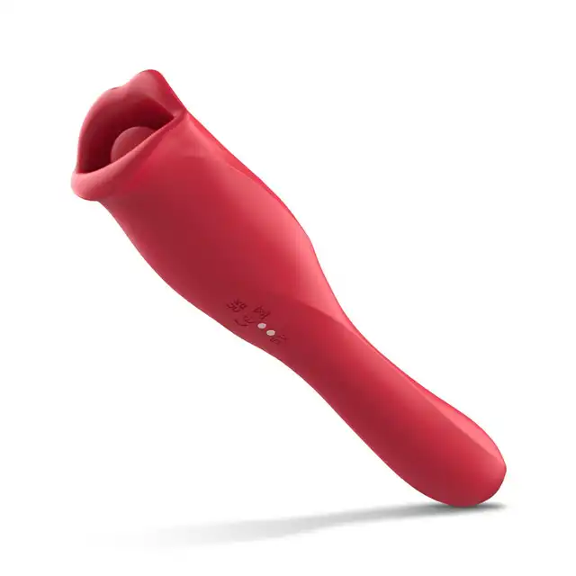 Teazers - Vibrator with Licking Clitoris Stimulator. Wibrator o dwóch końcówkach, idealna stymulacja łechtaczki i punktu G