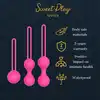 Erospace - Sweet Play Kegel Balls Set. Zestaw kulek Gejszy – skuteczny trening mięśni Kegla dla zdrowia i przyjemności