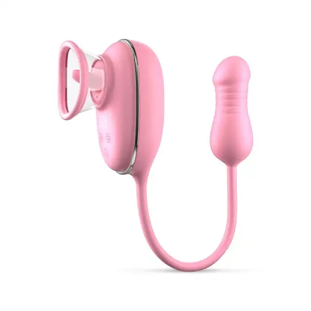Feelztoys - Miamoré Pink. Wszechstronny wibrator do łechtaczki i pochwy z funkcją lizania, wibracji, ssania i pchnięciami