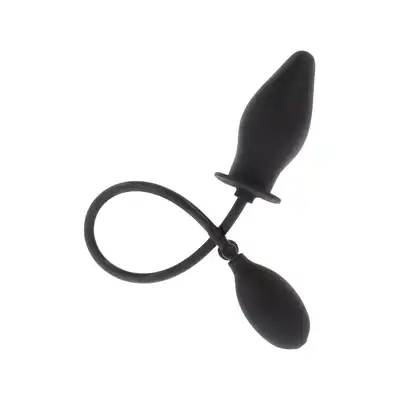 Hidden Desire - Inflatable Butt Plug Advanced. Klasyczny gładki pompowany korek analny, poszerz granice swojej możliwości