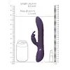 Vive Sora - Up &amp; Down Stimulating Rings, Vibrating G-Spot Rabbit - Purple
