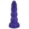 Beasty Cocks - Demon of Desire.  Dildo w stylu fantasy z przyssawką, metaliczny wygląd, elastyczny silikon i głęboka stymulacja