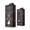 Rosy Gold - Rabbit Vibrator with thrusting function Black. Elegancki wibrator króliczek z funkcją intensywnych pchnięć dla dodatkowej stymulacji