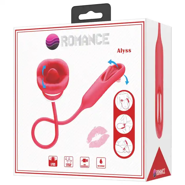 Romance - Alyss. Realistyczne usta z językiem z 5 trybami falujących ruchów!