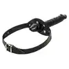 Zado - Leather Gag Penis. Skórzany knebel do ust z długim dildo, wyjątkowy produkt z nowym rodzajem stymulacji