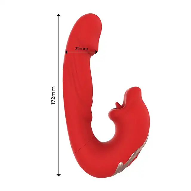 IY - Mouthy Biting &amp; Flipping Vibe With App. Wyjątkowy wibrator z króliczkiem dla podwójnej stymulacji i zdalnej kontroli