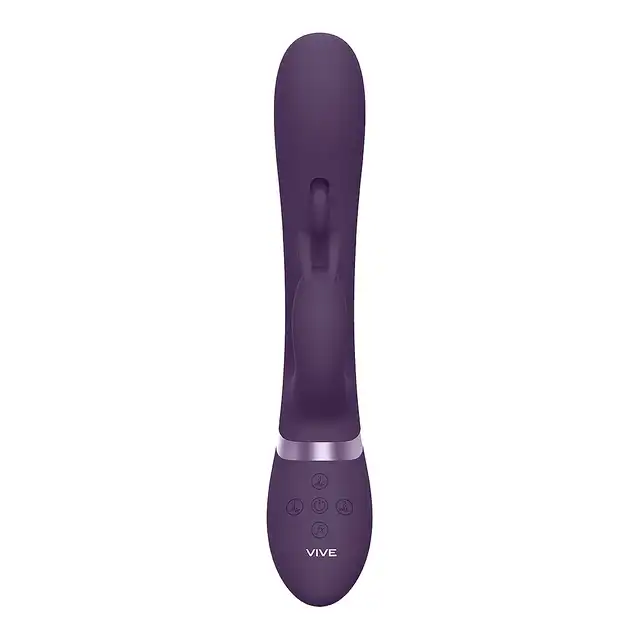 Vive - Tama Wave &amp; Vibrating G-Spot Rabbit Purple. Podwójny wibrator, łączy falowy ruch z intensywną wibracją, oferując niezrównane doznania