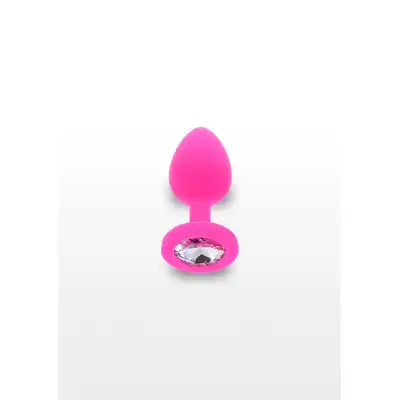 ToyJoy - Diamond Booty Jewell Small. Różowy korek analny, przyozdobiony kryształkiem. Nadaj swojej przyjemności luksusu!