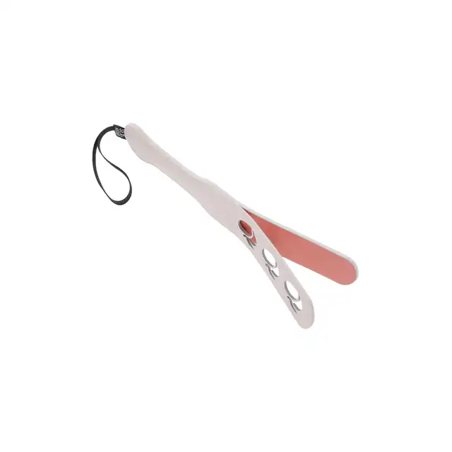 Sportsheets - Peaches `n CreaMe Paddle. Kremowa packa z wyciętą słodką brzoskwinką, uroczy gadżet BDSM
