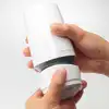 Tenga - Aero Masturbator Silver. Nowoczesny masturbator z funkcją ssania próżniowego, regulacja ręczna za pomocą pokrętła