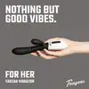 Teazers - Rabbit Vibrator Black. Czarny wibrator ze stymulatorem łechtaczki, ekscytująca stymulacja punktu G i łechtaczki