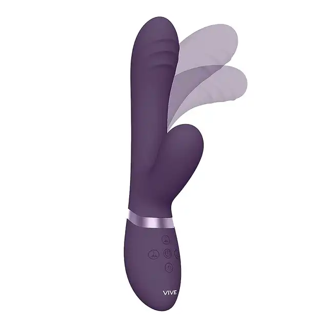 Vive - Tani Finger Motion with Pulse-Wave Vibrator Purple. Wibrator z technologią pulsacyjną i ruchem palca dla intensywnej stymulacji
