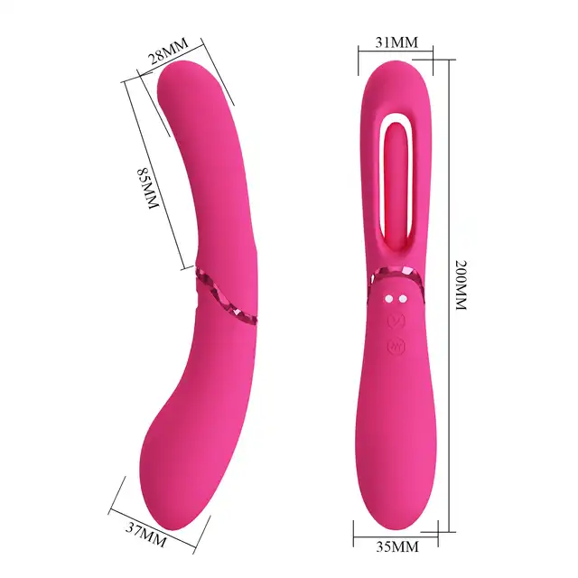Pretty Love - Romance Lexie. Wibrator z 7 ustawieniami wibracji, ergonomicznym kształtem i ruchomym języczkiem