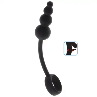 ToyJoy - Manpower Anal Plug &amp; Cock Ring. Wszechstronny silikonowy buttplug, stymulacja prostaty, mocne erekcje
