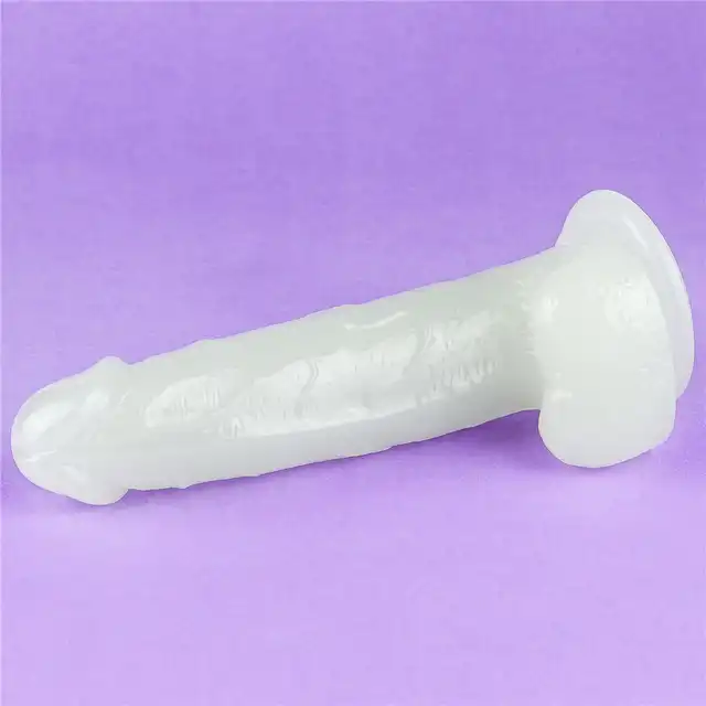 LoveToy -  Dildo 7.5'' Lumino Play. Świecące w ciemności realistyczne dildo