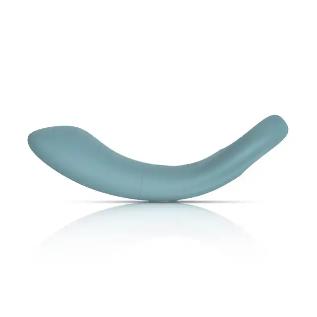 Bloom - The Peony Couple Vibrator Green. Wibrator dla par z dwustronnym użytkowaniem i technologią Swipe
