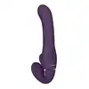 Vive - Ai Dual Vibrating &amp; Air Wave Tickler Strapless Strapon Purple. Strapless G-spot wibrator, unikalna technologia fal powietrznych