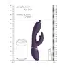 Vive - Nilo Pinpoint Rotating G-spot Rabbit Purple. Zaawansowany wibrator punktu G z funkcją obrotu 360 stopni i wibracji 