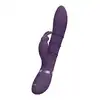 Vive Sora - Up &amp; Down Stimulating Rings, Vibrating G-Spot Rabbit - Purple