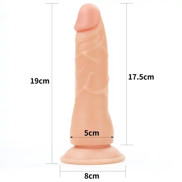 LoveToy - Zestaw Strapon Easy 7,5''. Wibrujący, realistyczny strap-on, który zapewni autentyczne doznania.