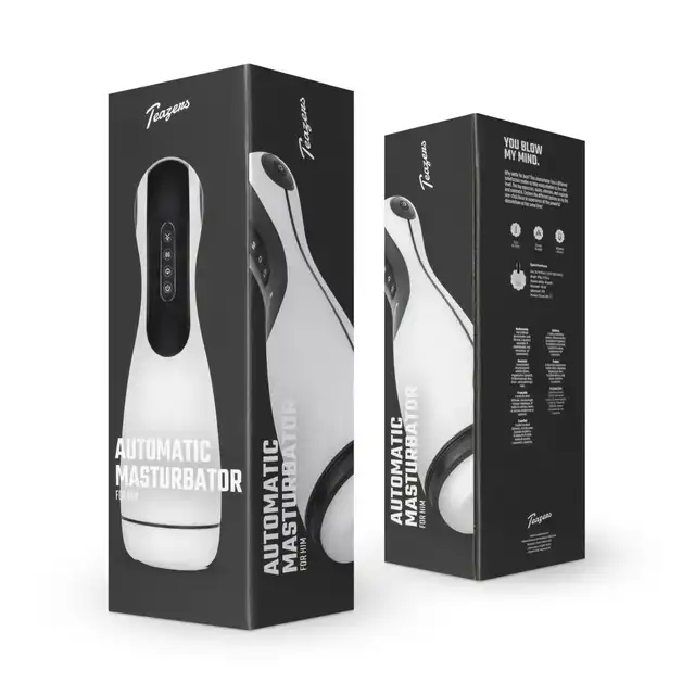 Teazers - Automatic Masturbator. Innowacyjny męski masturbator, luksusowa stymulacja z czterema trybami przyjemności