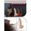 Lovetoy - Real Extreme 9". Duże wibrujące dildo o długości 23 cm, wykonane z jędrnego PVC z wyraźnymi detalami