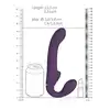 Vive - Ai Dual Vibrating &amp; Air Wave Tickler Strapless Strapon Purple. Strapless G-spot wibrator, unikalna technologia fal powietrznych