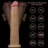 LoveToy - Nature Cock 10 Inch Dual Layered. Dwuwarstwowy, realistyczny wibrator z 10 trybami wibracji i obrotów