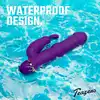 Teazers - Silicone Rabbit Vibrator Purple. Wyjątkowy wibrator króliczek z wieloma wypustkami, klasyka w nowoczesnej formie