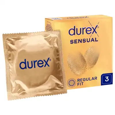 Durex - Sensual 3. Super cienkie prezerwatywy dla maksymalnej bliskości i pełnego bezpieczeństwa podczas stosunku