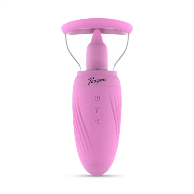 Teazers - Suction Cup with Clitoris Vibrator. Wibrator łechtaczkowy z funkcją ssania, intensywna przyjemność na wyciągnięcie ręki