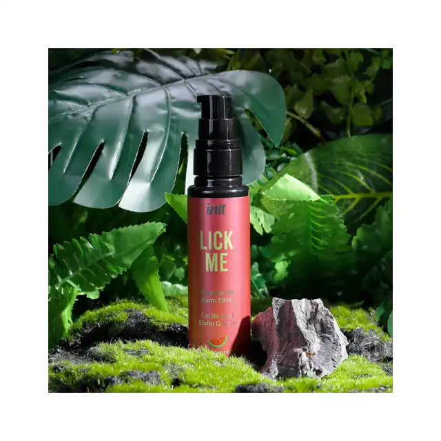 Intt - Lick Me Watermelon Kissable Gel With Warm Effect 50ml. Wyjątkowy żel o smaku soczystego arbuza z silnym efektem rozgrzewającym