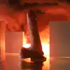 Erospace - Natural Play D2. Realistyczne dildo 20,6 cm wyjątkowa przyjemność z wysokiej jakości silikonu