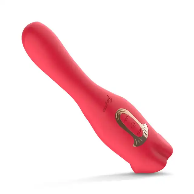 Teazers - Vibrator with Licking Clitoris Stimulator. Wibrator o dwóch końcówkach, idealna stymulacja łechtaczki i punktu G