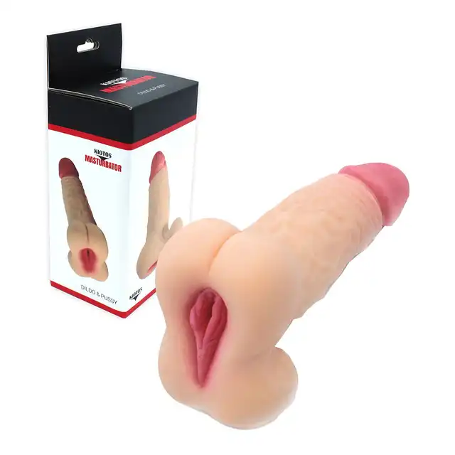 Kiotos - Masturbator Dildo &amp; Pussy NR21. Niezwykły masturbator realistyczna pochwa w kształcie penisa, wyjątkowy produkt
