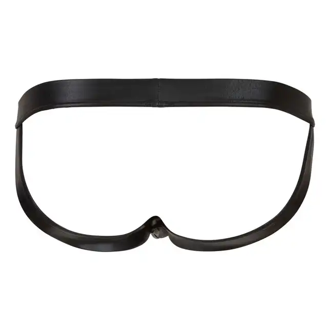 Svenjoyment - Jock XL. Błyszczący czarny jockstrap, który przyciąga spojrzenia i podkreśla męską sylwetkę.