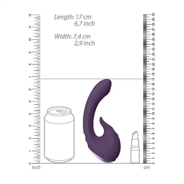 Vive - Miki Pulse Wave &amp; Flickering G-Spot Vibrator Purple. Innowacyjny i potężny wibrator z trzema niezależnie sterowanymi silnikami nowej generacji