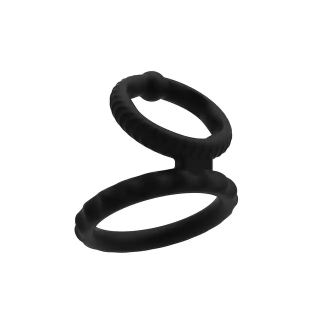 Erospace - Men's Play Silicone Cock Ring. Pierścień erekcyjny na penisa i jądra,wzmocnij swoje doznania