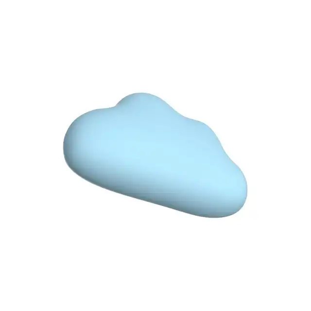 Blush - Play with me Cuddle Cloud Body Massager Blue. Uroczy stymulator łechtaczki w kształcie chmurki