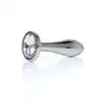 B-Series - Silver Plug Clear S. Ekskluzywna biżuteria analna ze stali nierdzewnej: elegancja, bezpieczeństwo i zmysłowe doznania w jednym