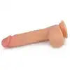 LoveToy - 8.5" Nature Cock Rotating. Silikonowy wibrator z rotacją i podgrzewaniem – 5 trybów wibracji, wodoodporny, z podstawą ssącą