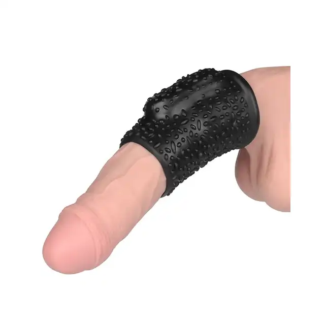 LoveToy - Drip Knights Ring Vibrating Penis Sleeve. ibrujący pierścień na penisa